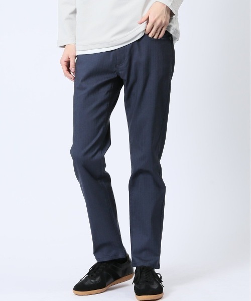 クロスストレッチ ウォッシャブル】m.f.エディトリアル メンズスリム