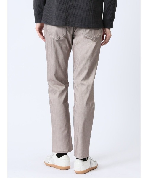 m.f.editorial（エムエフエディトリアル）の「【クロスストレッチ ウォッシャブル】m.f.エディトリアル メンズ  スリムパンツ ヘリンボン（チノパンツ・メンズ・ネイビー/ベージュ・MEDIUM/LARGE/S/X-LARGE）」の13枚目の写真