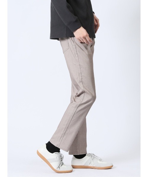 m.f.editorial（エムエフエディトリアル）の「【クロスストレッチ ウォッシャブル】m.f.エディトリアル メンズ  スリムパンツ ヘリンボン（チノパンツ・メンズ・ネイビー/ベージュ・MEDIUM/LARGE/S/X-LARGE）」の14枚目の写真