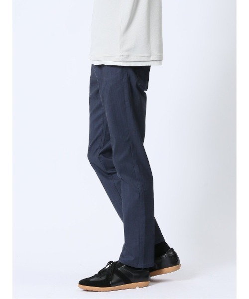 m.f.editorial（エムエフエディトリアル）の「【クロスストレッチ ウォッシャブル】m.f.エディトリアル メンズ  スリムパンツ ヘリンボン（チノパンツ・メンズ・ネイビー/ベージュ・MEDIUM/LARGE/S/X-LARGE）」の22枚目の写真