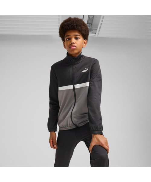 PUMA(プーマ)の「PUMA プーマ ボーイズ ポリ カラーブロック スーツ B 上下セット 120-160cm(ジャージ・キッズ・ネイビー/ブラック・120/150/140/130/160)」の6枚目の写真