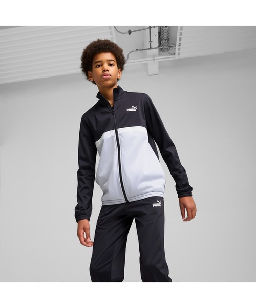 セール】PUMA プーマ ボーイズ ポリ カラーブロック スーツ B 上下