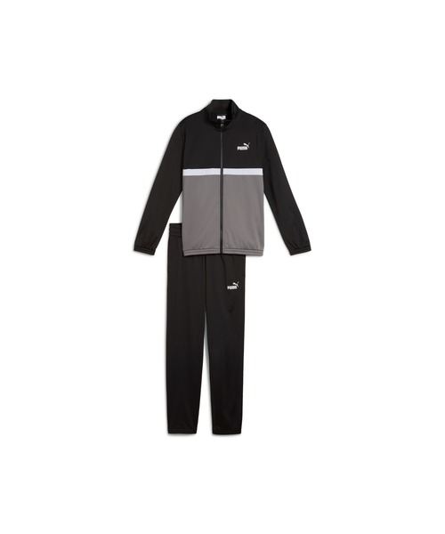 PUMA(プーマ)の「PUMA プーマ ボーイズ ポリ カラーブロック スーツ B 上下セット 120-160cm(ジャージ・キッズ・ネイビー/ブラック・120/150/140/130/160)」の3枚目の写真