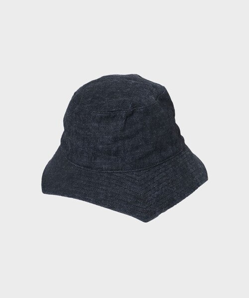 RECYCLED DENIM PENTAGON BRIM HAT（ハット）｜KIJIMA TAKAYUKI