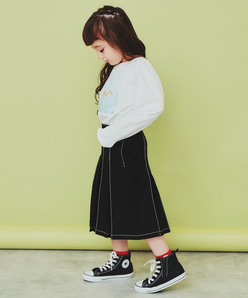 THE SHOP TK (ザ ショップ ティーケー )の「【110-150】タックプリーツスカート/親子リンク・洗濯機OK(スカート・キッズ・ブラック/ブルー・12/13/15 /14/11)」の8枚目の写真