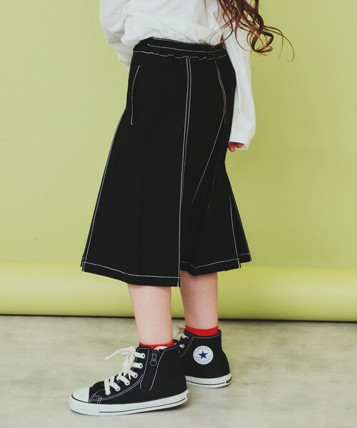 THE SHOP TK (ザ ショップ ティーケー )の「【110-150】タックプリーツスカート/親子リンク・洗濯機OK(スカート・キッズ・ブラック/ブルー・12/13/15 /14/11)」の6枚目の写真