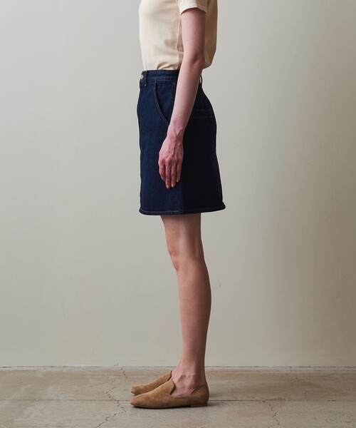 Steven Alan（スティーブンアラン）の「＜Steven Alan＞13OZ デニム ミニスカート（スカート・レディース・ブラック/ホワイト/ネイビー・M/S/L）」の14枚目の写真