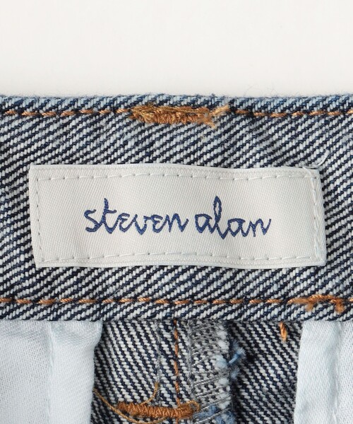 Steven Alan（スティーブンアラン）の「＜Steven Alan＞13OZ デニム ミニスカート（スカート・レディース・ブラック/ホワイト/ネイビー・M/S/L）」の20枚目の写真