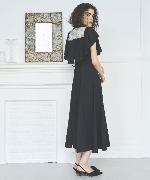 120 組曲　フラワーレースドレス & エニファム　ノーカラージャケット　セット 120 組曲 フラワーレースドレス & エニファム ノーカラージャケット セット