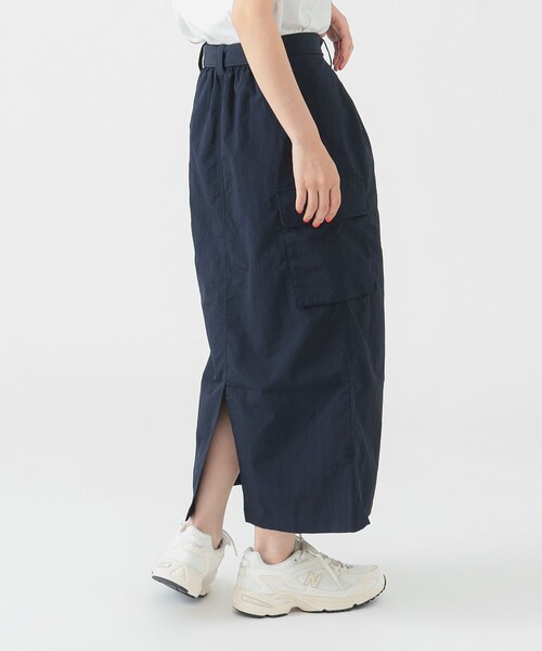 B:MING by BEAMS（ビーミングバイビームス）の「撥水 カーゴ スカート（S～M）（スカート・レディース・ネイビー/ホワイト系その他5・SMALL/MEDIUM）」の7枚目の写真