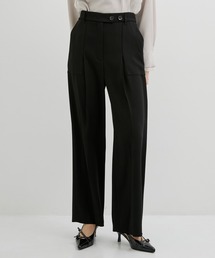 UNITED TOKYO | バックサテンベイカーパンツ｜ウォッシャブル/オフィスカジュアル/オケージョン/防シワ(その他パンツ)