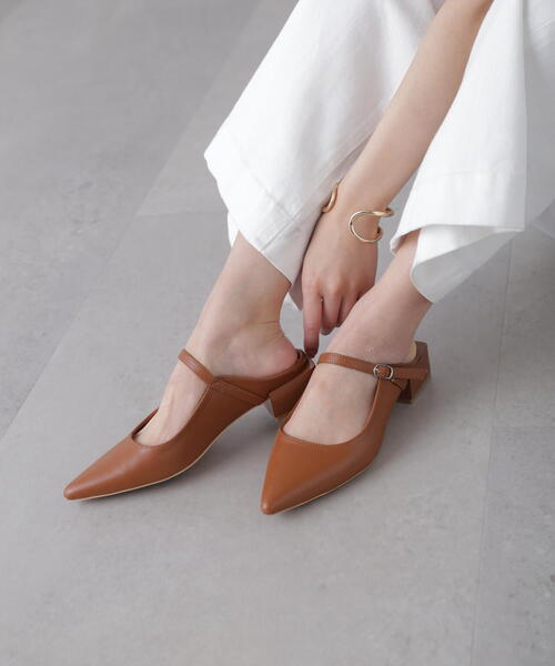 FREE'S MART（フリーズマート）の「◆メリージェーンミュール（パンプス・レディース・ゴールド/ベージュ/ブラック・SMALL/MEDIUM）」の3枚目の写真