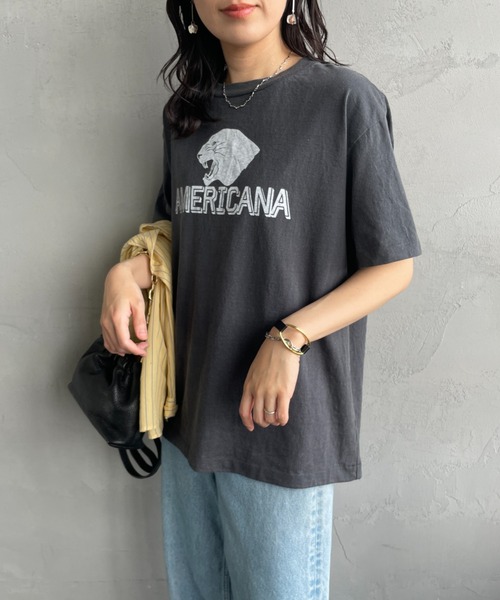 アメリカーナ　ジーンズファクトリー　別注　Tシャツ セール】[Americana×JEANS FACTORY/アメリカーナ×ジーンズ