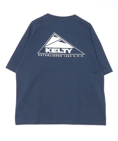 KELTY(ケルティ)の「バック ロゴ S/S ティーシャツ(Tシャツ/カットソー・レディース・ブラック/ヘザーグレー/ホワイト/ベージュ/ネイビー・M/S/L/XL)」の5枚目の写真