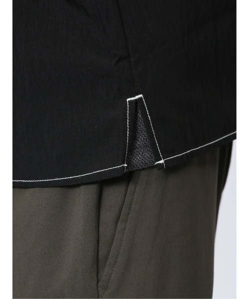 m.f.editorial（エムエフエディトリアル）の「【ストレッチ ハンドウォッシャブル】m.f.エディトリアル メンズ タスランステッチ レギュラーカラー長袖シャツ（シャツ/ブラウス・メンズ・ブラック/ライトグレー・LARGE/MEDIUM）」の10枚目の写真