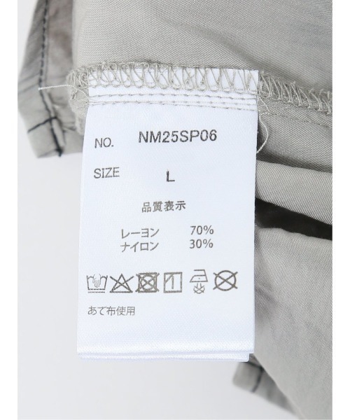 m.f.editorial（エムエフエディトリアル）の「【ストレッチ ハンドウォッシャブル】m.f.エディトリアル メンズ タスランステッチ レギュラーカラー長袖シャツ（シャツ/ブラウス・メンズ・ブラック/ライトグレー・LARGE/MEDIUM）」の18枚目の写真