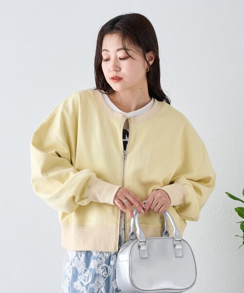 CIAOPANIC TYPY(チャオパニックティピー)の「【2WAY】ダンボールZIPスウェット(Tシャツ/カットソー・レディース・ホワイト/ライトグレー/ブラック/レッド/イエロー・ONE SIZE)」の19枚目の写真