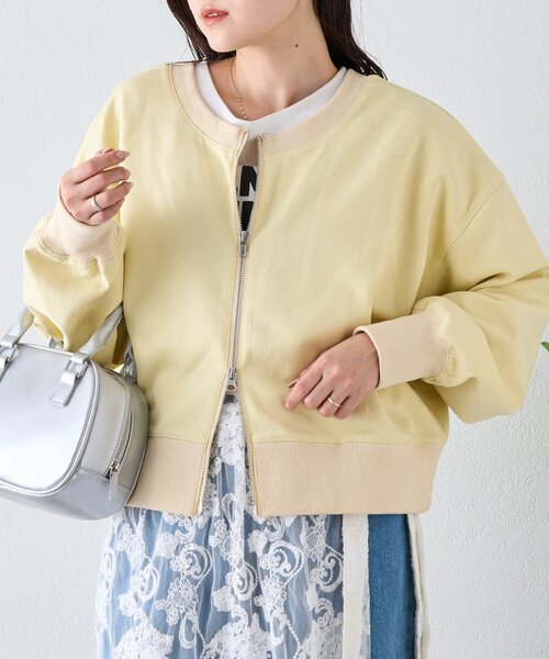 CIAOPANIC TYPY(チャオパニックティピー)の「【2WAY】ダンボールZIPスウェット(Tシャツ/カットソー・レディース・ホワイト/ライトグレー/ブラック/レッド/イエロー・ONE SIZE)」の7枚目の写真