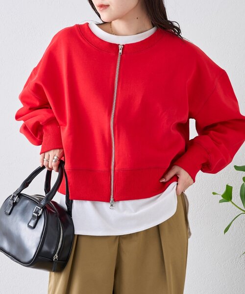 CIAOPANIC スウェット セール】【2WAY】ダンボールZIPスウェット（Tシャツ/カットソー