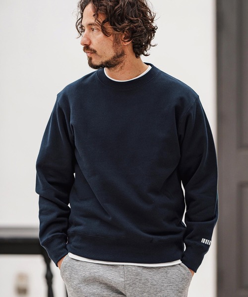 felkod(フィルコッド)の「msw1644- Heavy Weight Relax Silhouette Pullover トレーナー(スウェット・メンズ・ネイビー/ブラック/アッシュグレー・XL/L/M/S)」の4枚目の写真