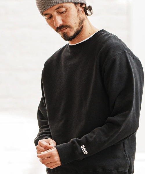 felkod(フィルコッド)の「msw1644- Heavy Weight Relax Silhouette Pullover トレーナー(スウェット・メンズ・ネイビー/ブラック/アッシュグレー・XL/L/M/S)」の18枚目の写真