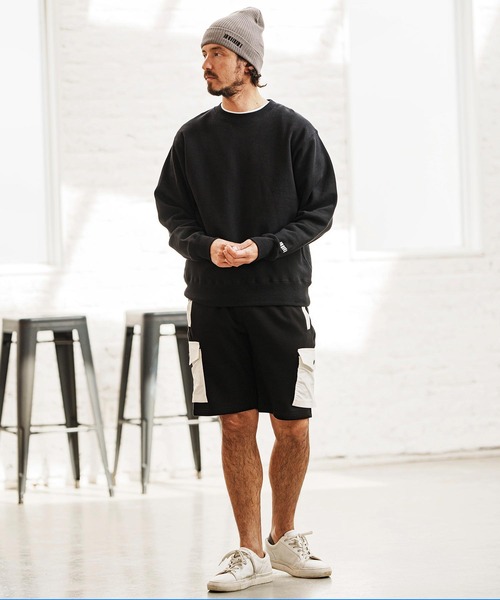 felkod(フィルコッド)の「msw1644- Heavy Weight Relax Silhouette Pullover トレーナー(スウェット・メンズ・ネイビー/ブラック/アッシュグレー・XL/L/M/S)」の20枚目の写真