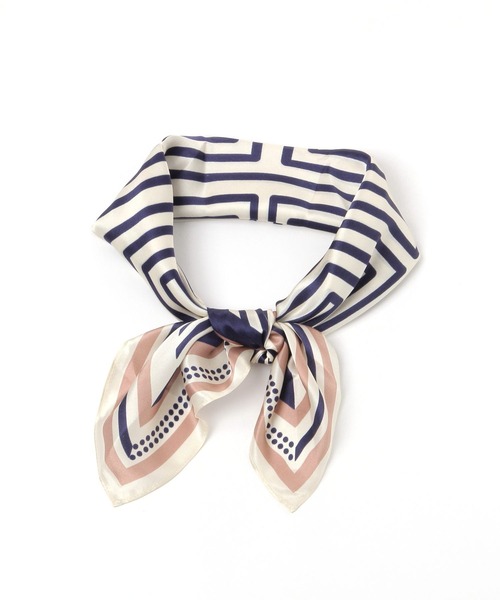 GLOBAL WORK（グローバルワーク）の「シルクプリントスカーフ/321108（バンダナ/スカーフ・レディース・ホワイト系その他3/その他1/ホワイト系その他2/ベージュ/グレー/ブルー/ベージュ系その他6/ブルー系その他/ベージュ系その他/ネイビー系9/ベージュ系その他2/オレンジ/ネイビー・ONE SIZE）」の9枚目の写真