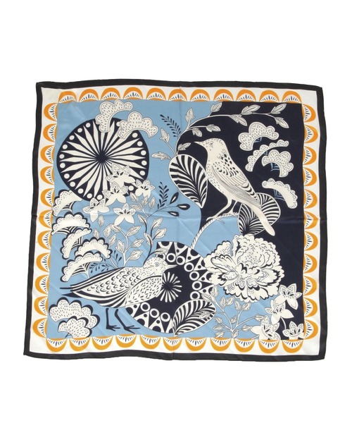 GLOBAL WORK（グローバルワーク）の「シルクプリントスカーフ/321108（バンダナ/スカーフ・レディース・ホワイト系その他3/その他1/ホワイト系その他2/ベージュ/グレー/ブルー/ベージュ系その他6/ブルー系その他/ベージュ系その他/ネイビー系9/ベージュ系その他2/オレンジ/ネイビー・ONE SIZE）」の20枚目の写真