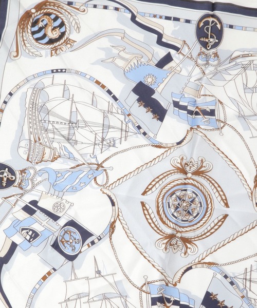 GLOBAL WORK（グローバルワーク）の「シルクプリントスカーフ/321108（バンダナ/スカーフ・レディース・ホワイト系その他3/その他1/ホワイト系その他2/ベージュ/グレー/ブルー/ベージュ系その他6/ブルー系その他/ベージュ系その他/ネイビー系9/ベージュ系その他2/オレンジ/ネイビー・ONE SIZE）」の22枚目の写真