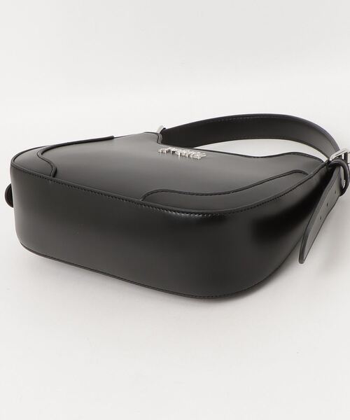 X-girl（エックスガール）の「RHINESTONE LABEL HANDBAG（ハンドバッグ・レディース・ブラック/ベージュ・ONE SIZE）」の15枚目の写真