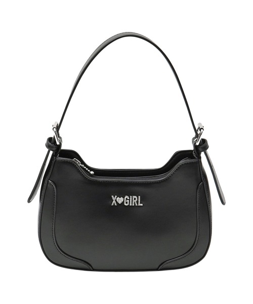 セール】RHINESTONE LABEL HANDBAG（ハンドバッグ）｜X-girl（エックス