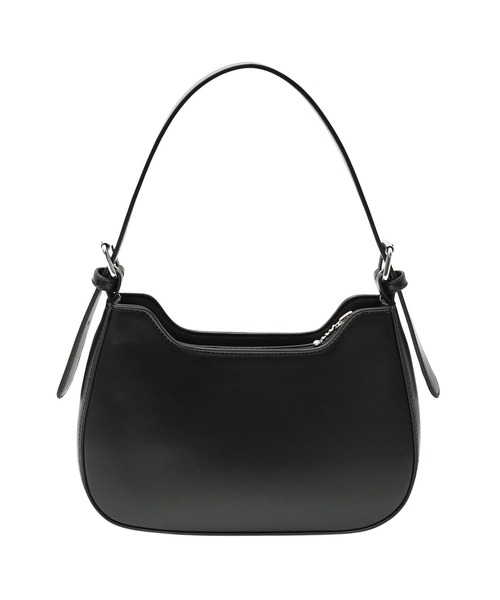 X-girl（エックスガール）の「RHINESTONE LABEL HANDBAG（ハンドバッグ・レディース・ブラック/ベージュ・ONE SIZE）」の8枚目の写真