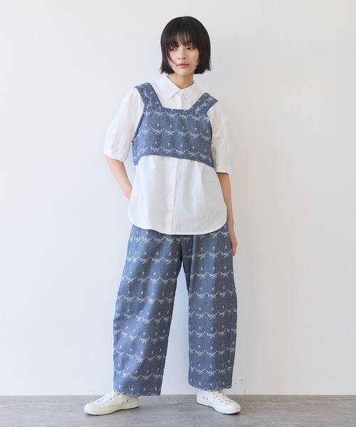 セール】デニム調 hana ジャカード ベスト（ベスト）｜bulle de savon