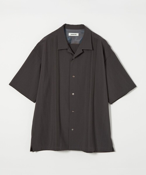 セール】RENU TROシリーズ ピンタック オープンカラー シャツ