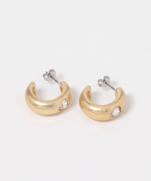 FOREVER 21（フォーエバー トゥエンティーワン）の「フープピアス２（ピアス（両耳用）・レディース・ゴールド/シルバー・FREE）」の5枚目の写真