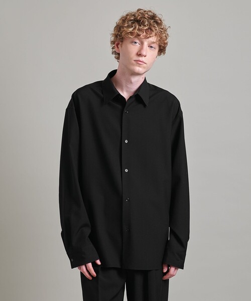 LOEFF(ロエフ)の「<LOEFF>ポプリン シャツ MEN’S(シャツ/ブラウス・メンズ・ブラック/ライム・1/2)」の3枚目の写真