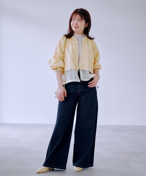 COHINA 【美品】ドロストマウンテンパーカーショートブルゾン コヒナ