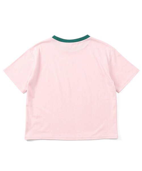 algy（アルジー）の「algyシシュウリンガー半袖T（Tシャツ/カットソー・キッズ・オレンジ/ミント/ライム/ピンク/オフホワイト/ブラック・SMALL/MEDIUM/X-SMALL/XX-SMALL）」の16枚目の写真