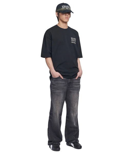 [NOMANUAL] R.V ARCH LOGO T-SHIRT★Tシャツ R.V ARCH LOGO T-SHIRT - BLACK - nomanual