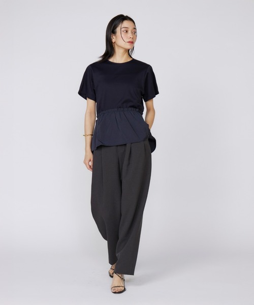 INED（イネド）の「【三尋木奈保コラボ】辛口モードなバレルパンツ「セットアップ対応」（その他パンツ・レディース・チャコールグレー/ベージュ・7号/9号/11号）」の15枚目の写真