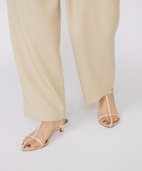 INED（イネド）の「【三尋木奈保コラボ】辛口モードなバレルパンツ「セットアップ対応」（その他パンツ・レディース・チャコールグレー/ベージュ・7号/9号/11号）」の22枚目の写真