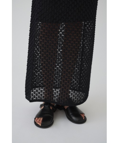 RIM.ARK(リムアーク)の「Lace knit SK レースニットスカート(スカート・レディース・ブラック/オフホワイト/グレイッシュベージュ・38/36)」の17枚目の写真