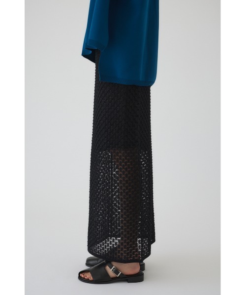 RIM.ARK(リムアーク)の「Lace knit SK レースニットスカート(スカート・レディース・ブラック/オフホワイト/グレイッシュベージュ・38/36)」の13枚目の写真
