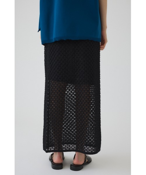 RIM.ARK(リムアーク)の「Lace knit SK レースニットスカート(スカート・レディース・ブラック/オフホワイト/グレイッシュベージュ・38/36)」の14枚目の写真