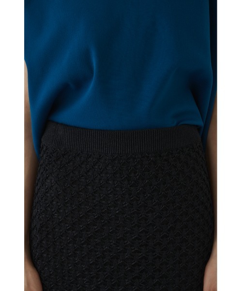 RIM.ARK(リムアーク)の「Lace knit SK レースニットスカート(スカート・レディース・ブラック/オフホワイト/グレイッシュベージュ・38/36)」の15枚目の写真