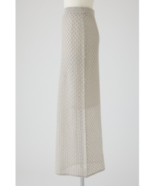 RIM.ARK(リムアーク)の「Lace knit SK レースニットスカート(スカート・レディース・ブラック/オフホワイト/グレイッシュベージュ・38/36)」の19枚目の写真