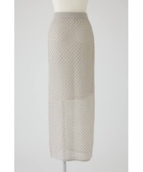 RIM.ARK(リムアーク)の「Lace knit SK レースニットスカート(スカート・レディース・ブラック/オフホワイト/グレイッシュベージュ・38/36)」の20枚目の写真
