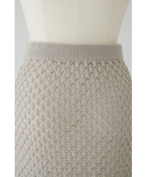 RIM.ARK(リムアーク)の「Lace knit SK レースニットスカート(スカート・レディース・ブラック/オフホワイト/グレイッシュベージュ・38/36)」の21枚目の写真