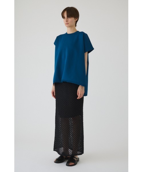 RIM.ARK(リムアーク)の「Lace knit SK レースニットスカート(スカート・レディース・ブラック/オフホワイト/グレイッシュベージュ・38/36)」の10枚目の写真