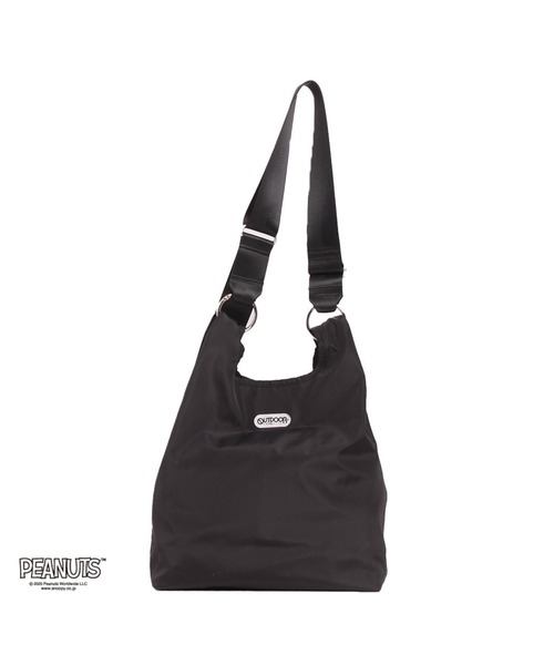 OUTDOOR PRODUCTS(アウトドアプロダクツ)の「アウトドア【OUTDOOR】PEANUTSコレクション スヌーピー メッセンジャー2WAYショルダー(ショルダーバッグ・レディース・ブラック/ベージュ/グレー・フリ-)」の8枚目の写真